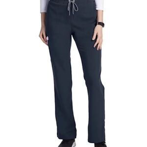 Beyond Scrubs Navy Drawstrings Cargo Women’s Pants Medical Uniform Size S